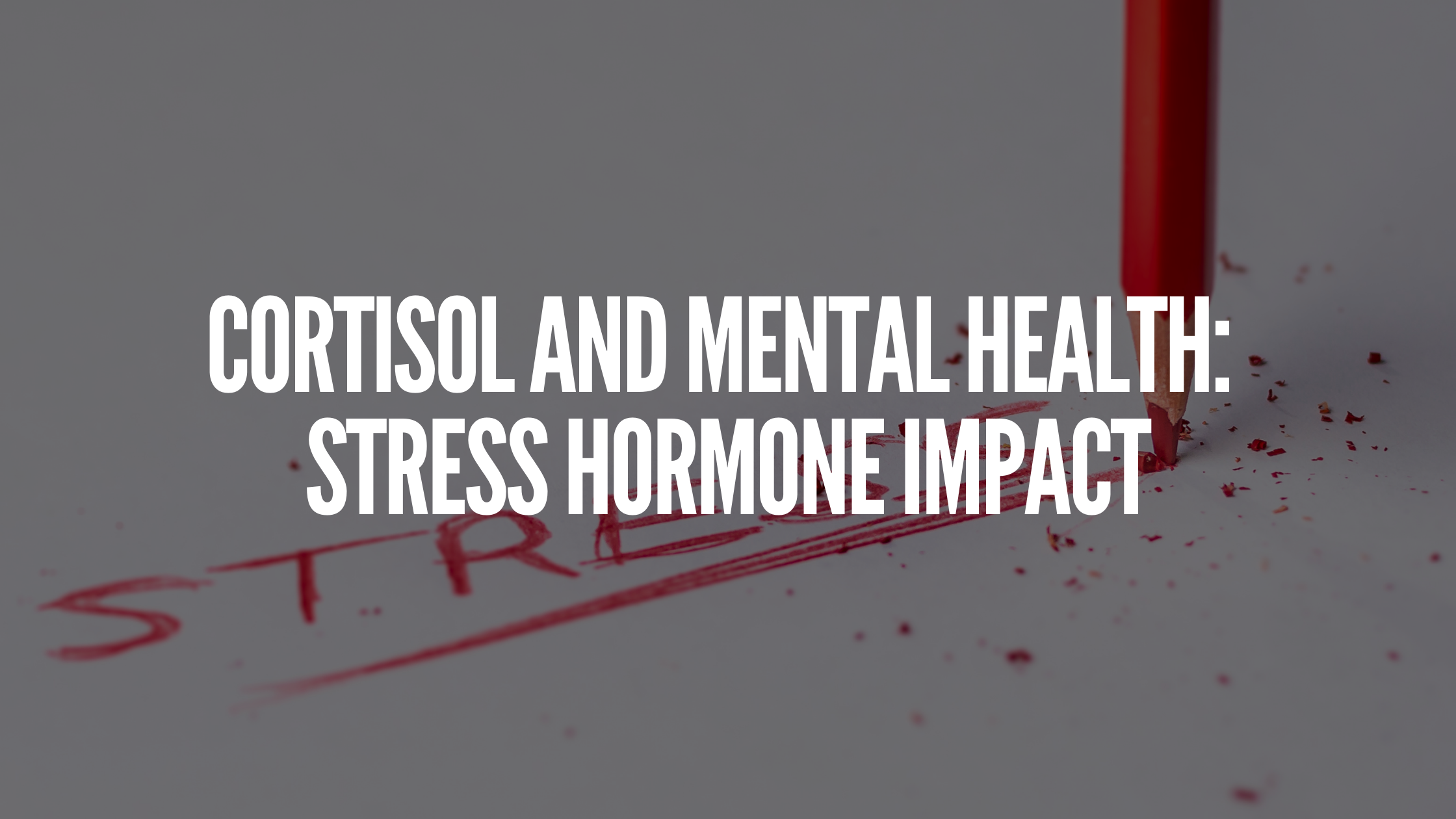 Read more about the article Cortisol and Mental Health: Stress Hormone Impact